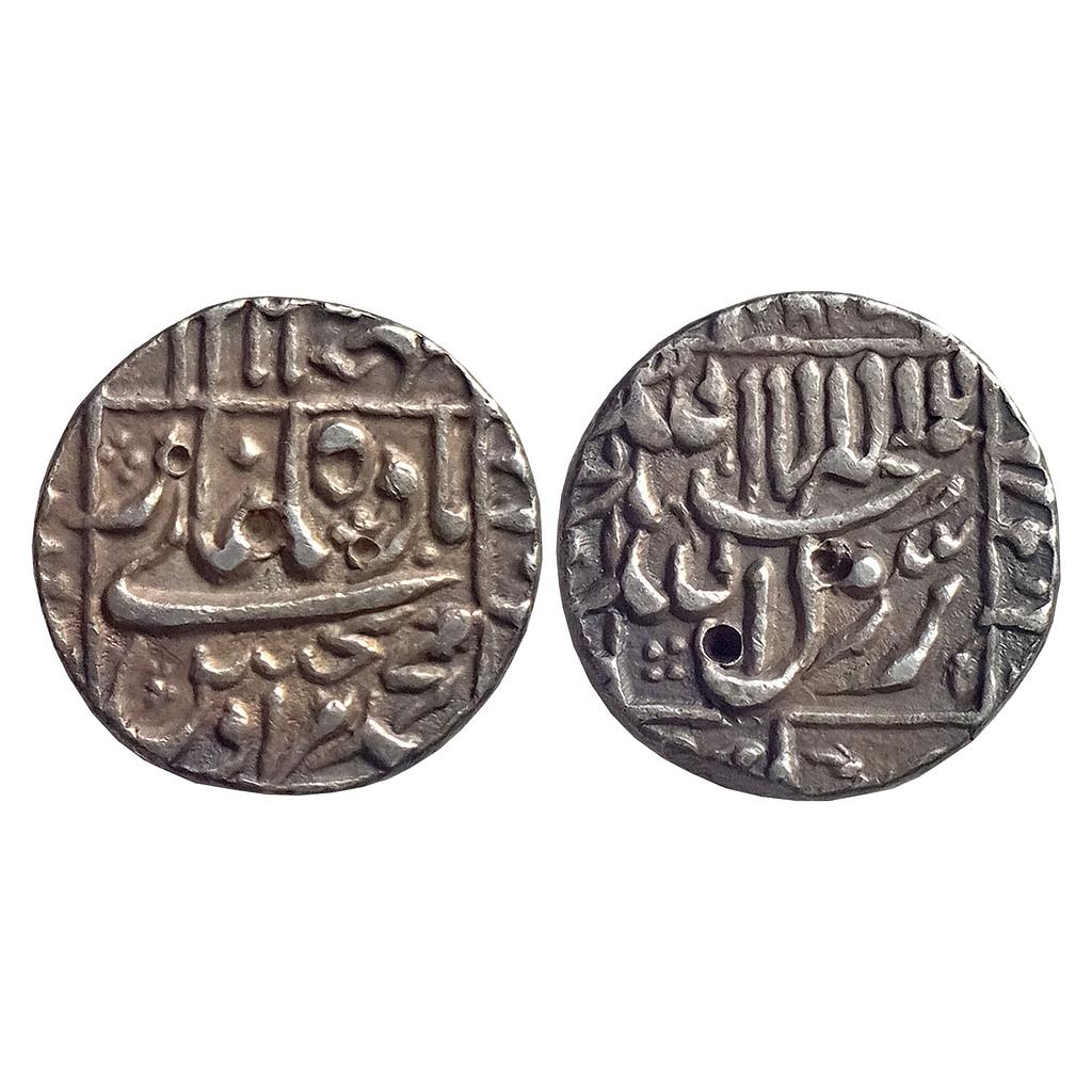 Mughal Murad Bakhsh Surat Mint Silver 1/2 Rupee