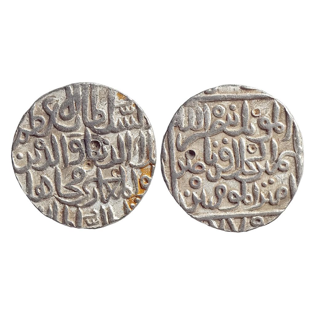 Bahamani Sultan Ala al-Din Mujahid Shah Hadrat Ahsanabad Mint Silver Tanka