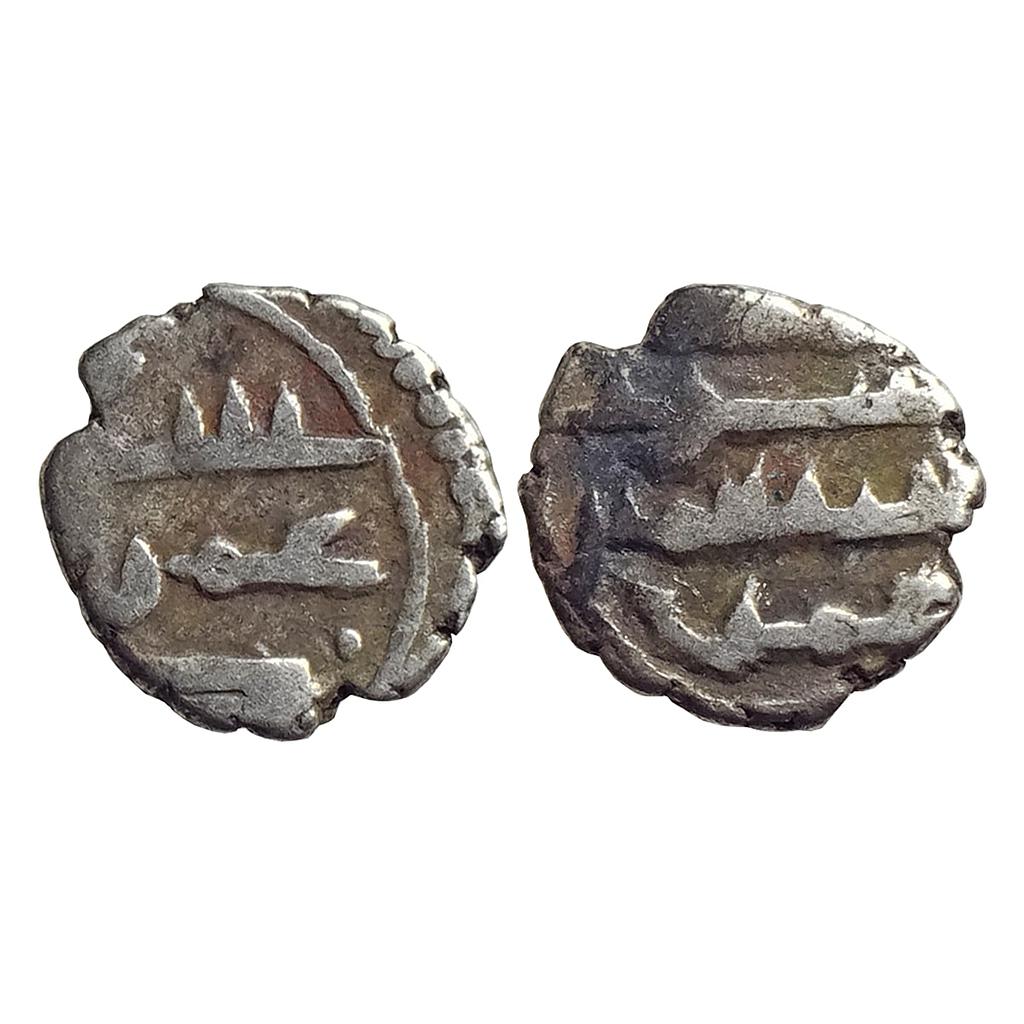 Habbarid Amirs of Mansurah Sind Amir Umar-IV NM Silver Damma Qanhari Dirham