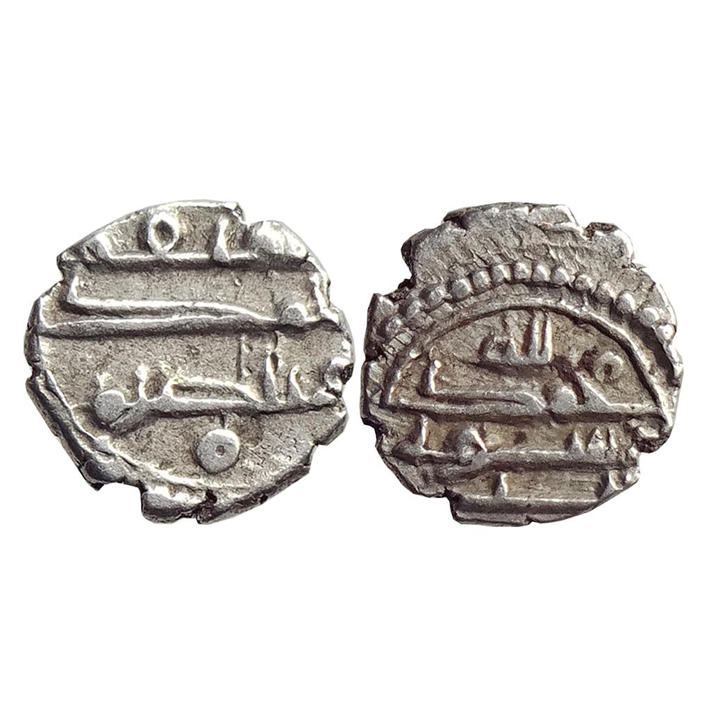 Habbarid Amirs of Mansurah Sind Amir Muhammad-I NM ND Silver Damma Qanhari Dirham