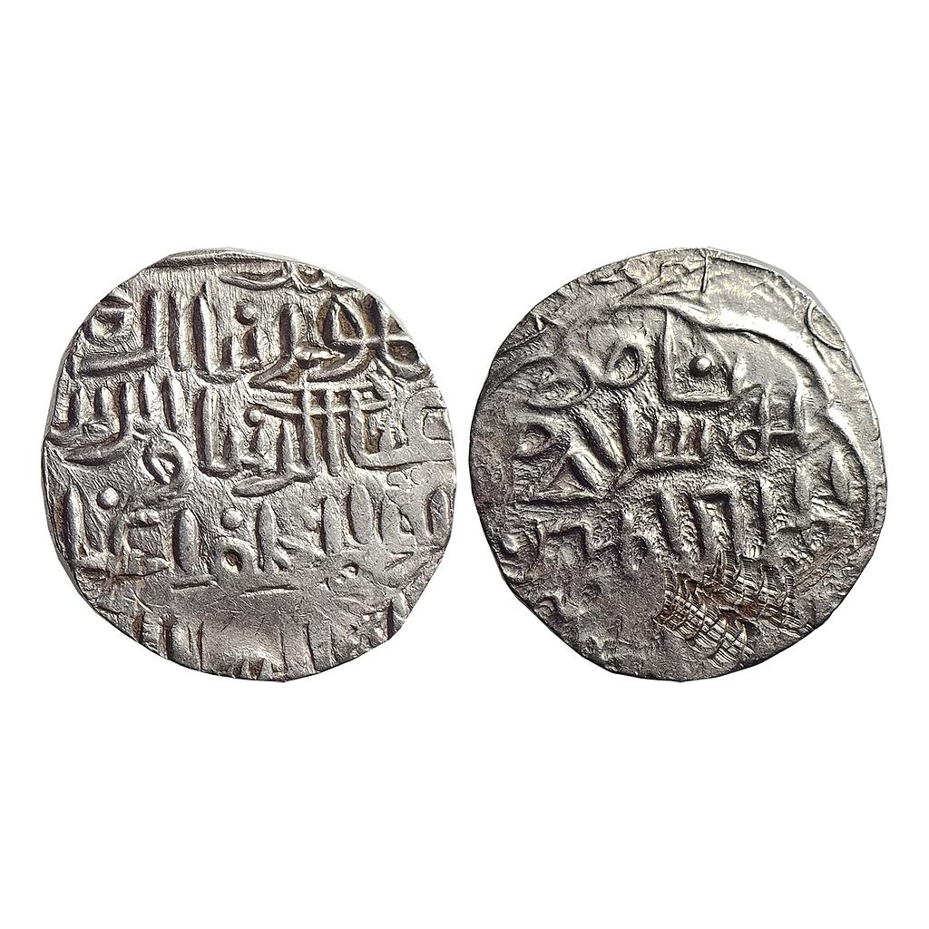 Bengal Sultan Ghiyath Al-Din Azam Shah Muazzamabad stylistic attribution Mint Silver Tanka