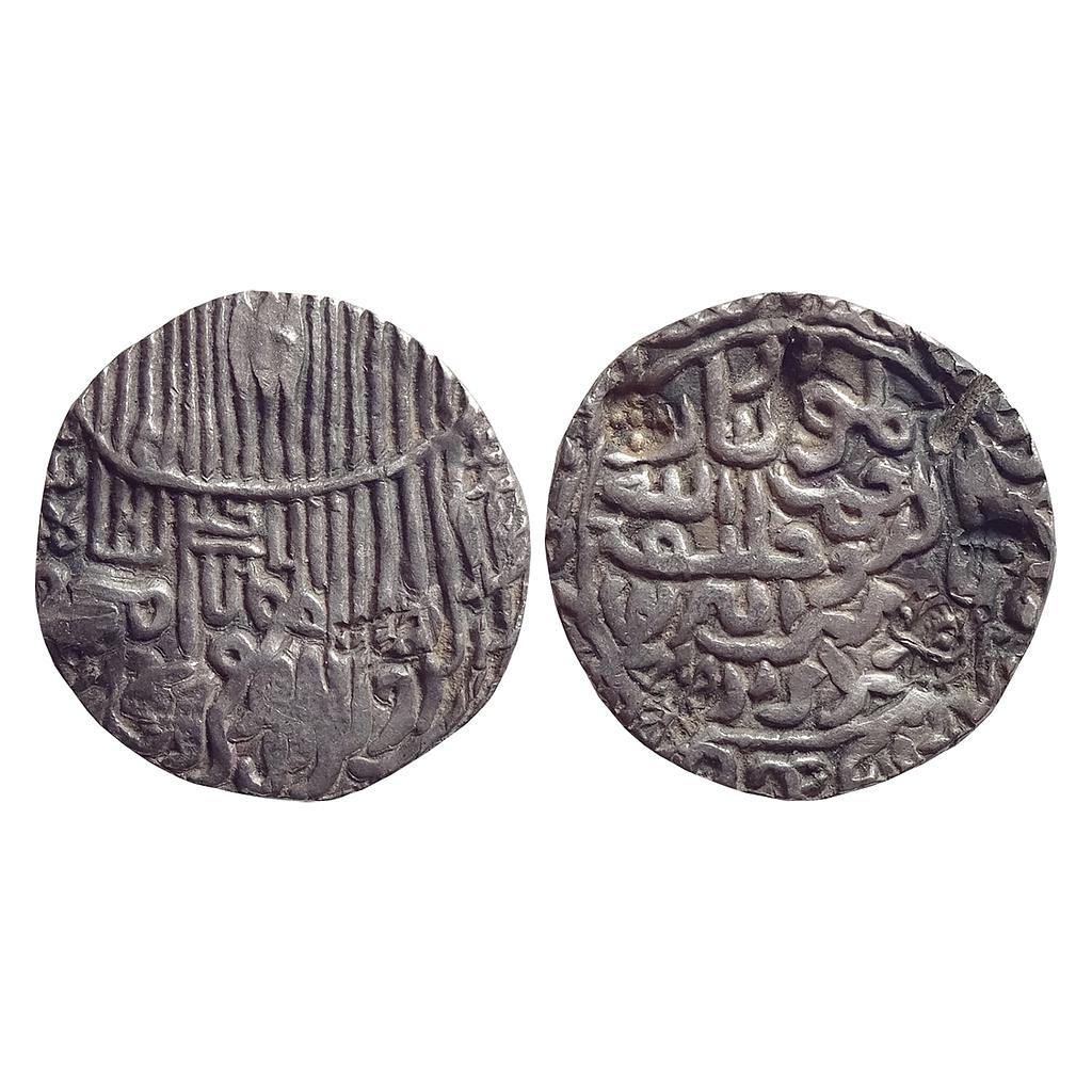 Bengal Sultan Rukn Al-Din Barbak Shah Khazana Mint Silver Tanka