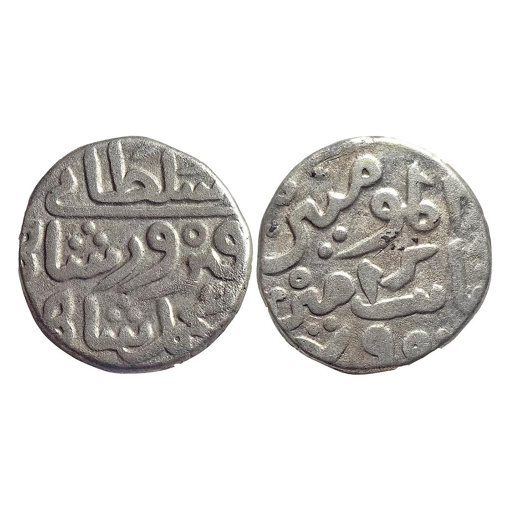 Delhi Sultan Tughlaqs Muhammad bin Firuz No Mint Billon Tanka 96 Rati
