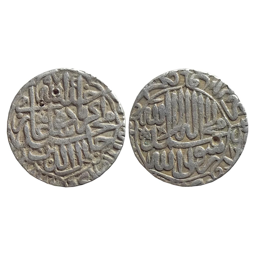 Mughal Akbar Dar ul-Khilafat Agra Mint Silver Rupee