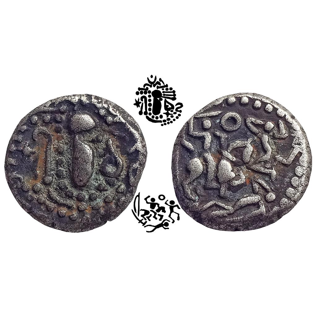 Paramaras of Malwa Gadhiya Debased Silver (Billon) Dramma