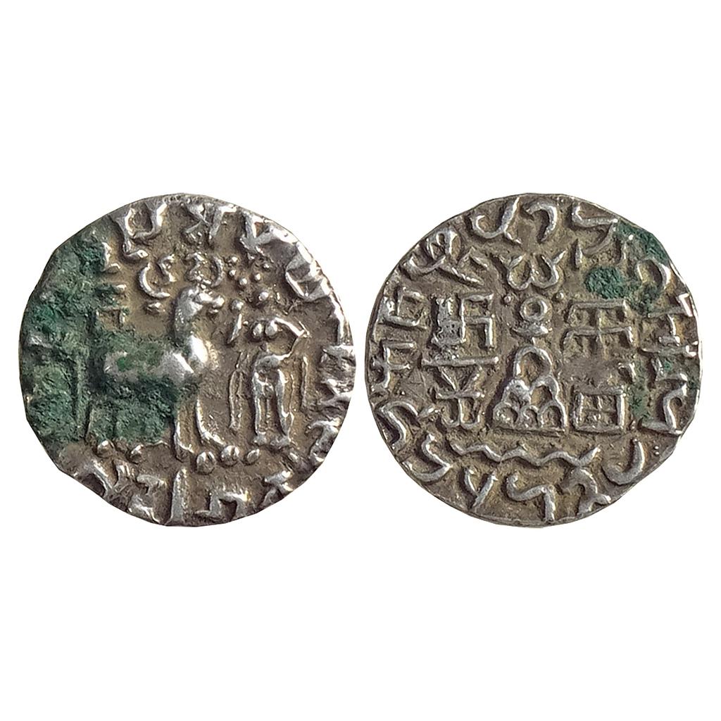 Ancient Kunindas Tribal Republic Amoghabhuti Silver Dramma