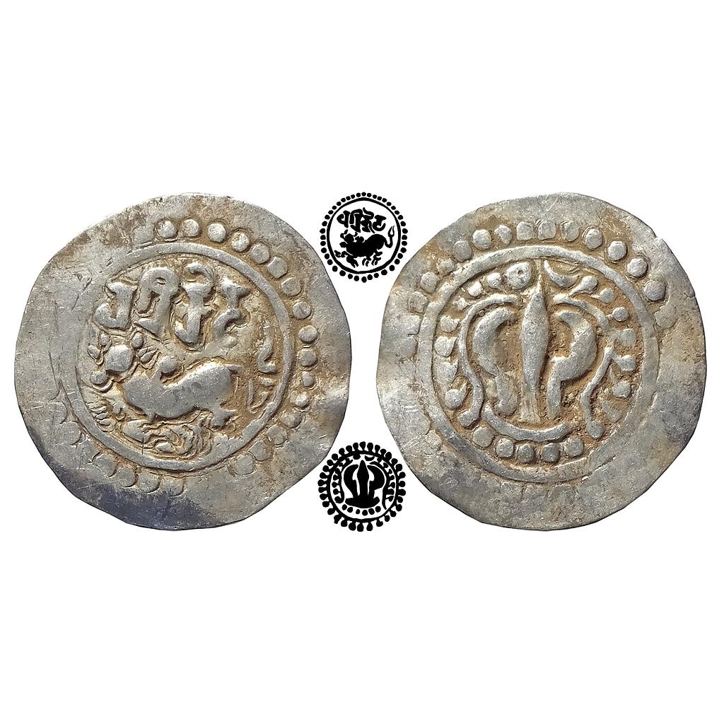 Medieval Harikelas Eastern Bengal Later type Silver Unit