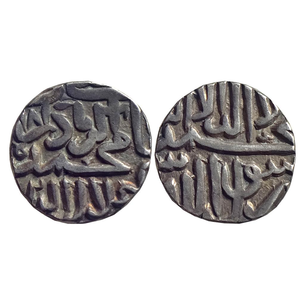 Mughal Akbar provincial issue Malwa types Silver Tanka