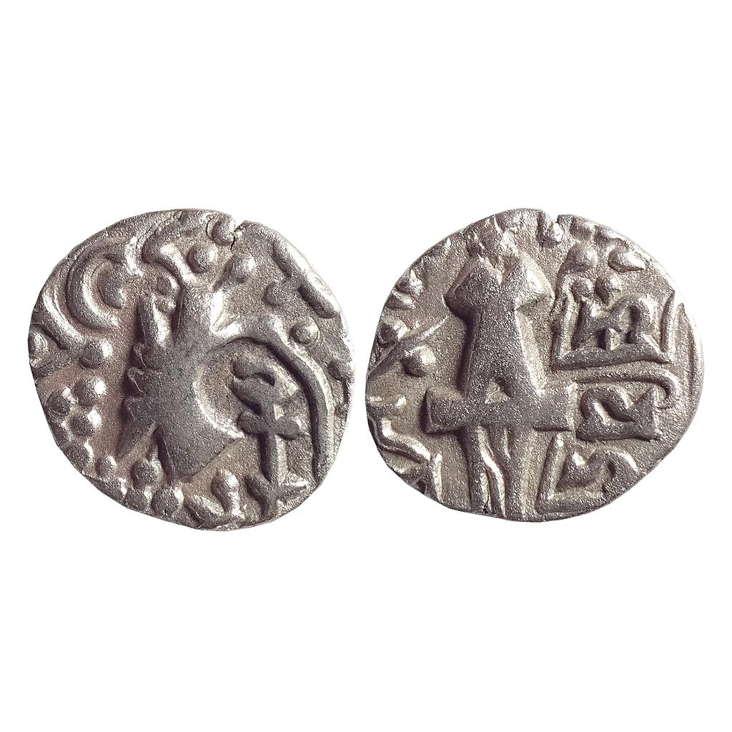 Ancient Kashmir Kakotaka dynasty of the Post-Gupta period king Vigraha Base Gold Dinar