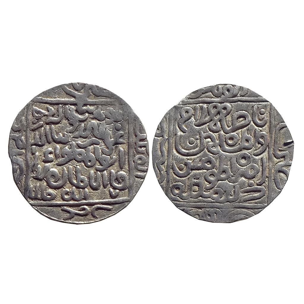 Bengal Sultan Ghiyath Al-Din Azam Shah NM ND Silver Tanka