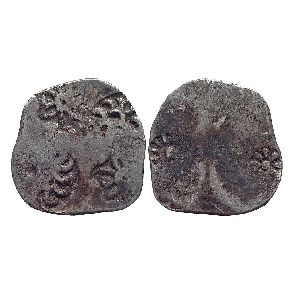 Ancient Punch Marked Coinage Archaic PMC from middle Ganga valley Kashi Mahajanapada AABB type Silver Vimshatika