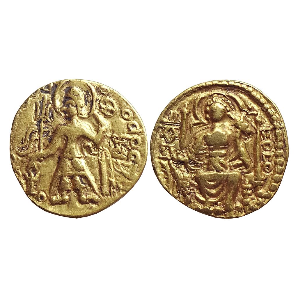 Ancient Magra Later Kushan Rulers Gold Dinara