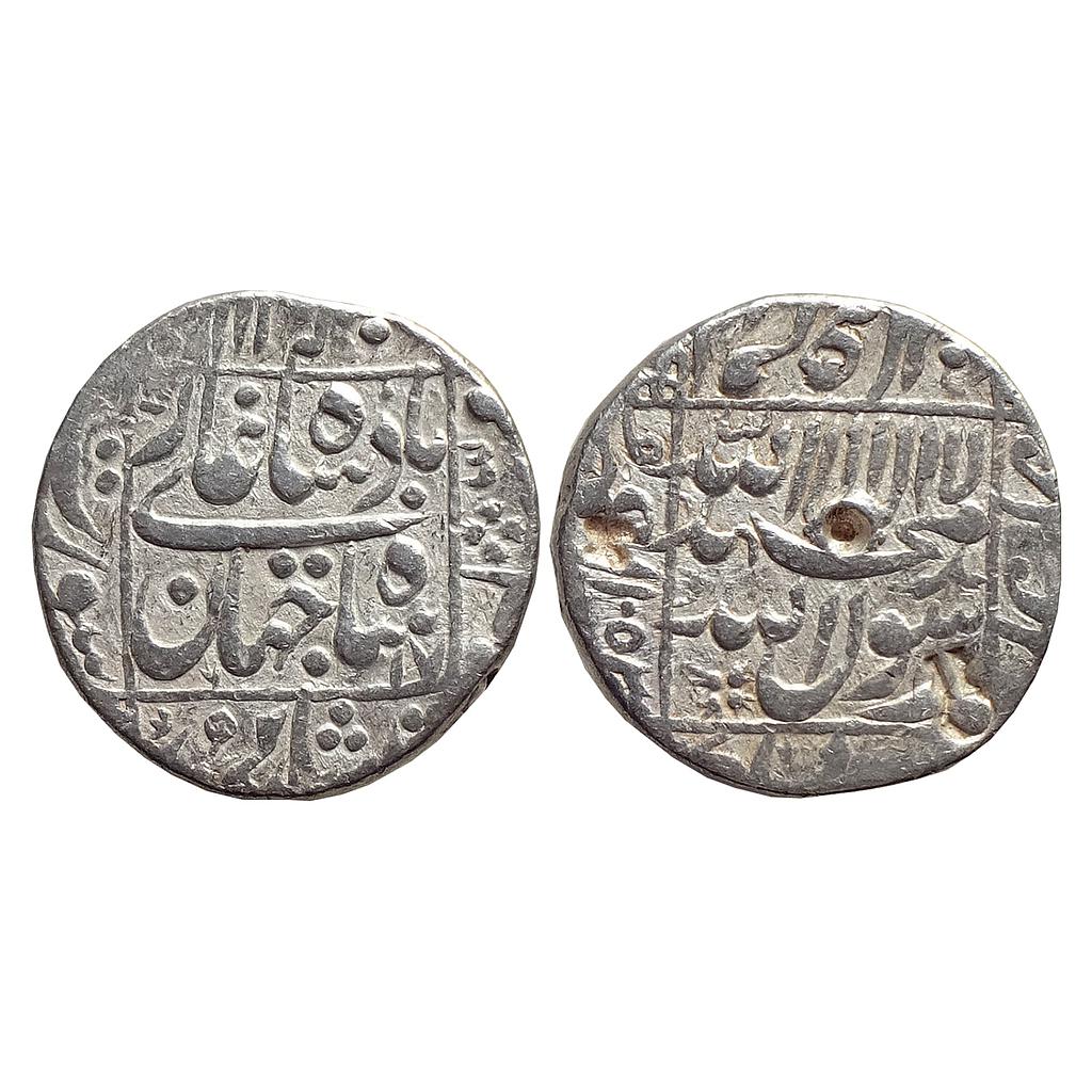Mughal Shah Jahan Surat Mint Silver Rupee