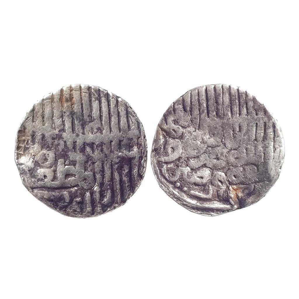Bengal Sultan, Jalal Al-Din Muhammad Shah, Second Reign, Tughra style, Silver 1/2 Tanka