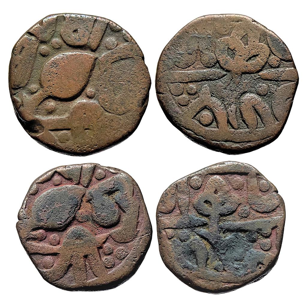 IK Sikh Empire Sikh imitation Set of 2 coins Copper Paisa