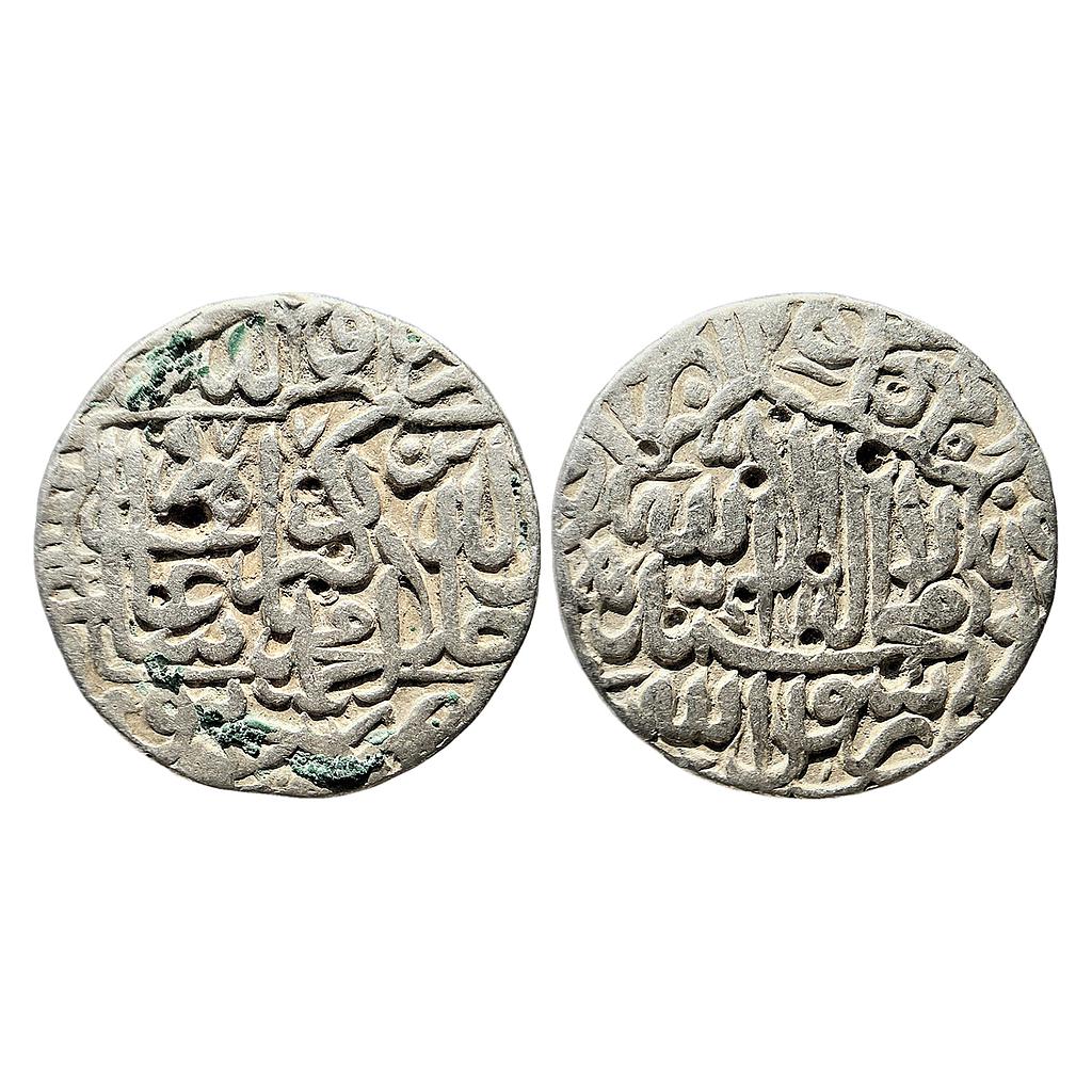 Mughal Akbar Dar al-Khilafat Jaunpur Mint Silver Rupee