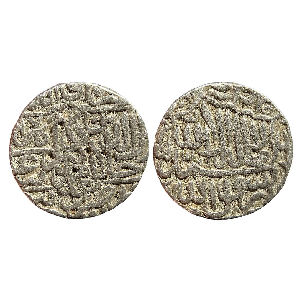 Mughal Akbar Dar al-Khilafat Jaunpur Mint Silver Rupee