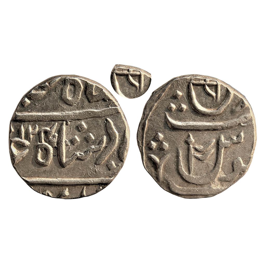IK Maratha Confederacy INO Shah Alam II Gulshanabad Nasik Mint Silver Rupee