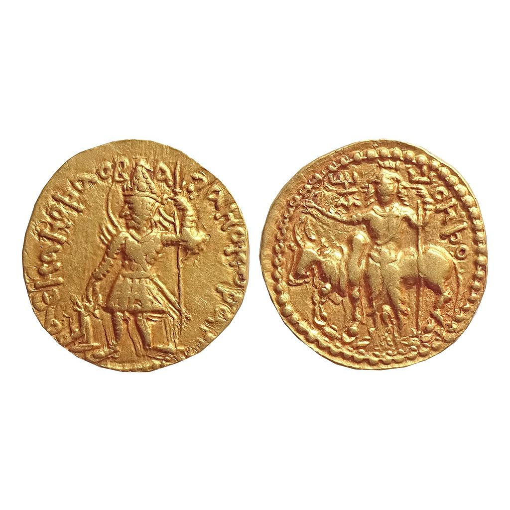 Ancient Kushanas Vasudeva  I Gold Dinar