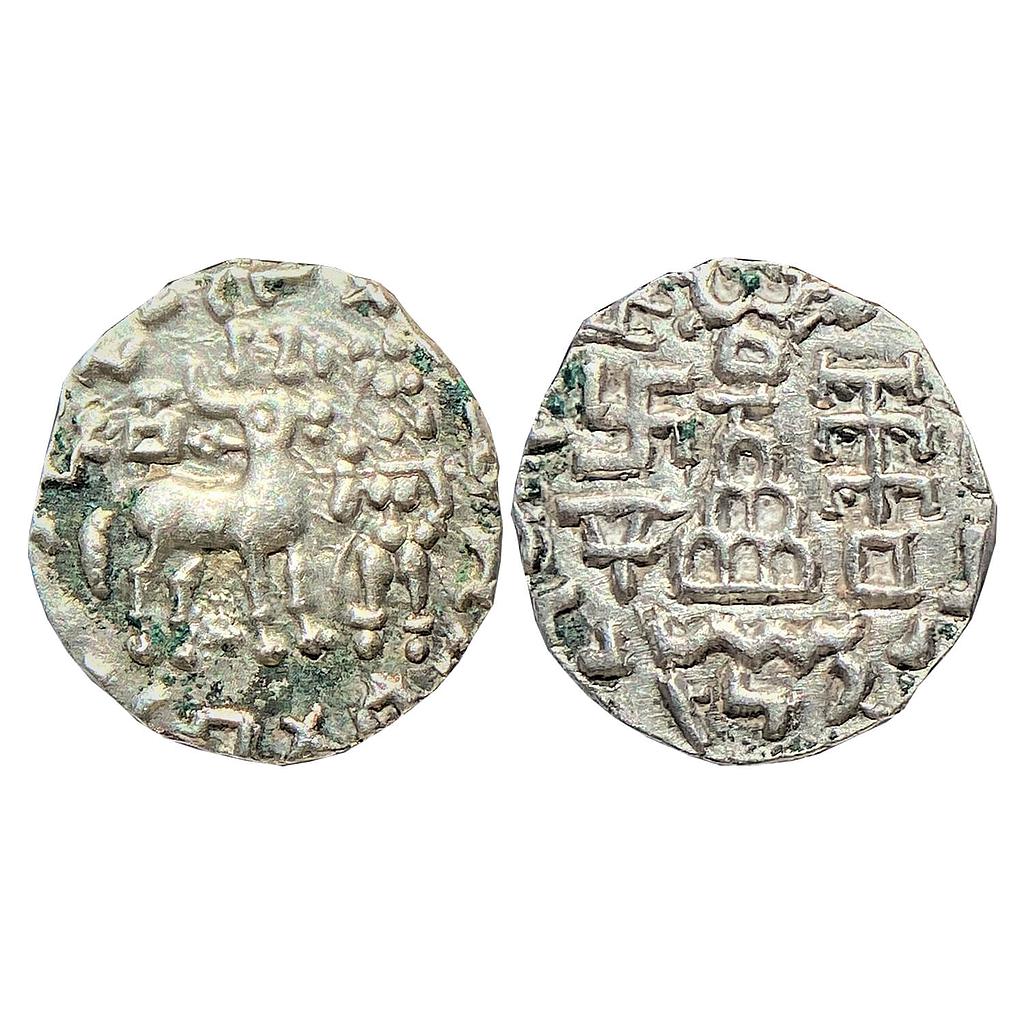 Ancient Kunindas Tribal Republic Amoghabhuti  Silver Drachm