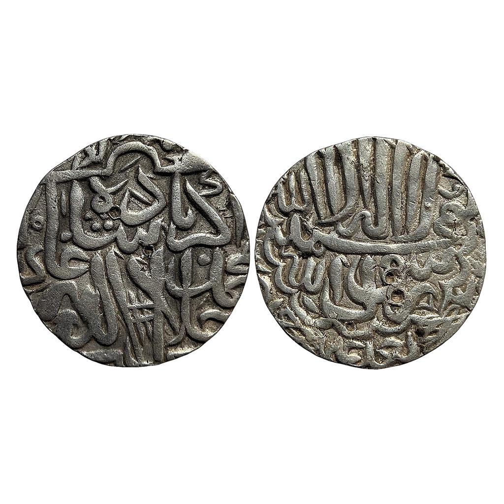 Mughal Akbar Jaunpur Mint Silver Rupee