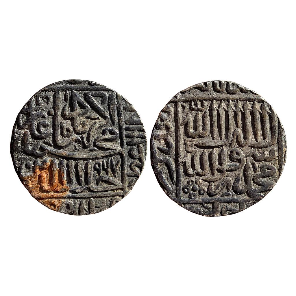 Mughal Akbar Kalima type Gwalior Mint Silver Rupee