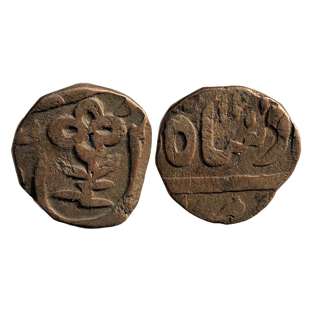 IK Rohilla Chieftaincies Ghulam Qadir INO Shah Alam II Akbarabad Mint By type Copper Paisa