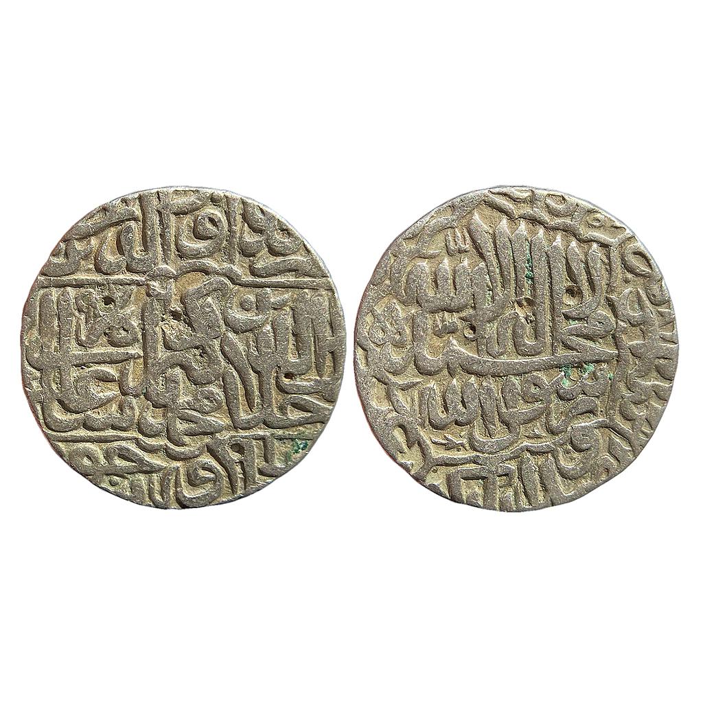 Mughal Akbar Dar al-Khilafat Jaunpur Mint Silver Rupee