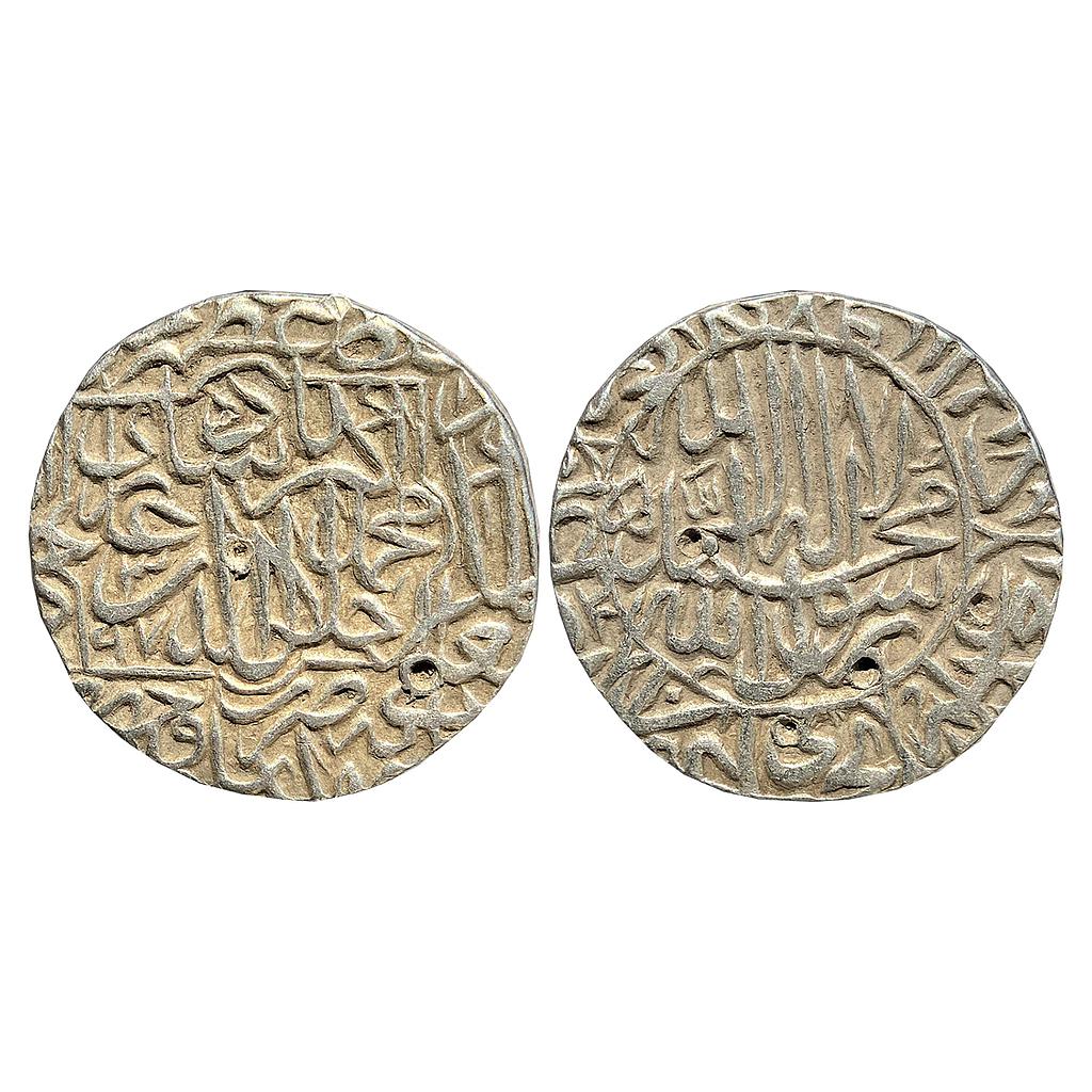 Mughal Akbar Hazrat Delhi Mint Silver Rupee