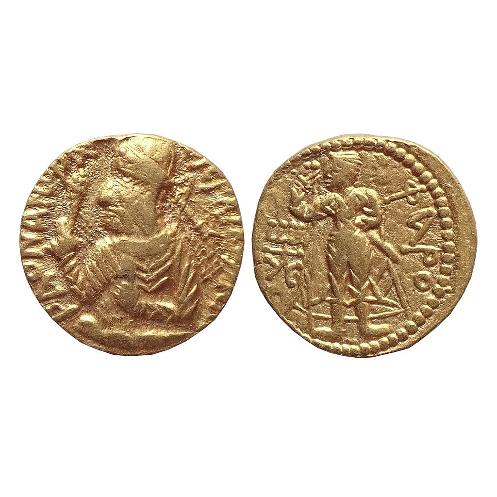 Ancient Kushanas Huvishka Gold Dinar