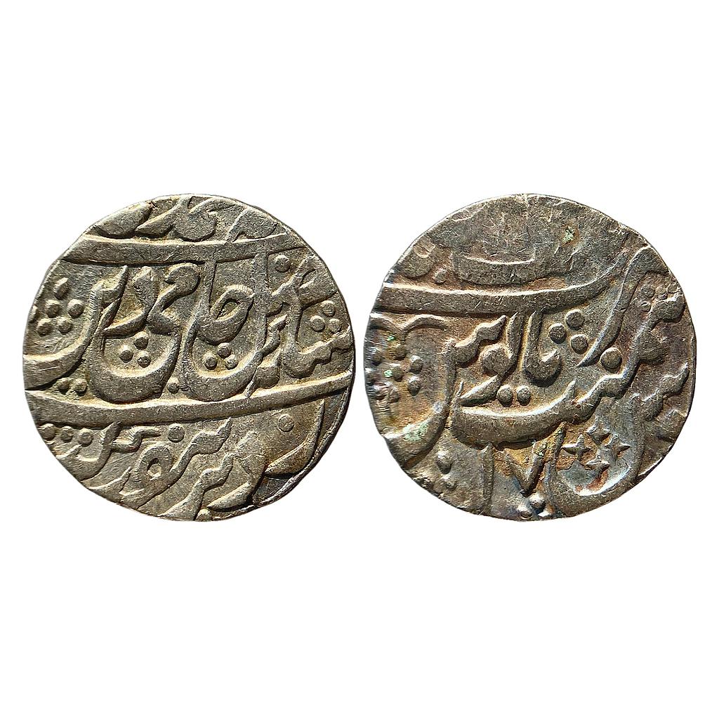 IPS Awadh State Asaf ud-Daula INO Shah Alam II Asafabad Mint Silver Rupee