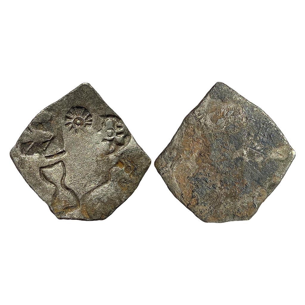 Ancient Punch Marked Coinage PMC of the lower Ganga valley Magadha Mahajanapada Series 1 Silver Karshapana