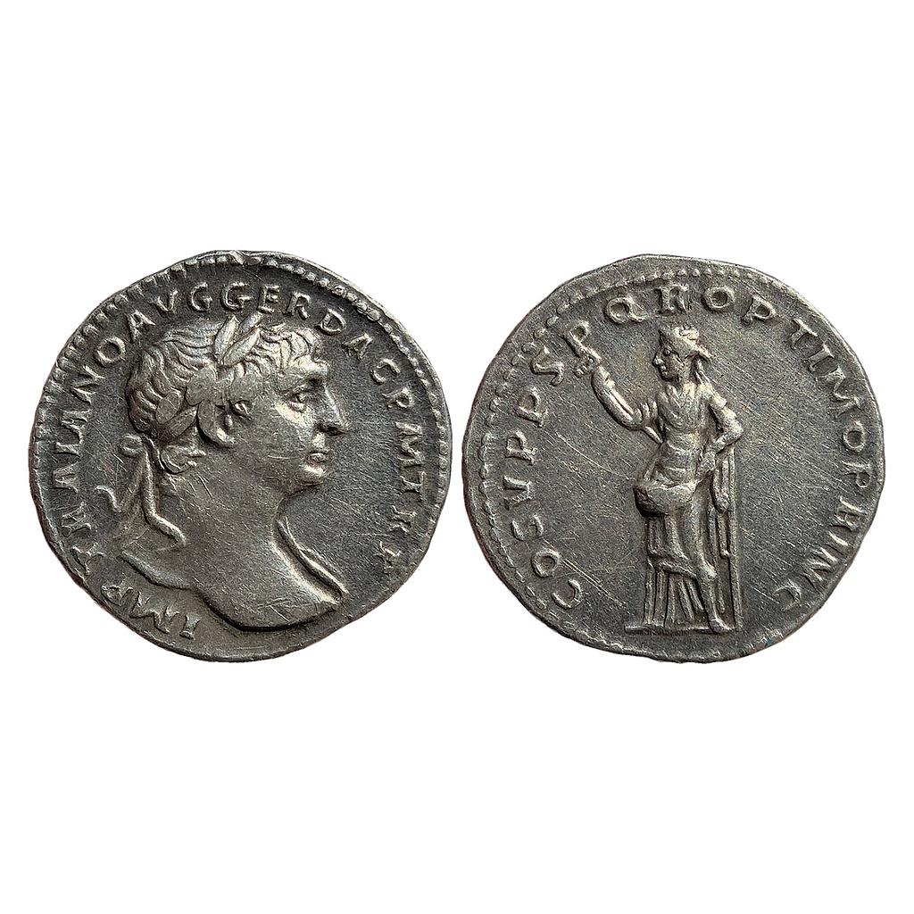 Ancient World Rome Trajan Silver Denarius