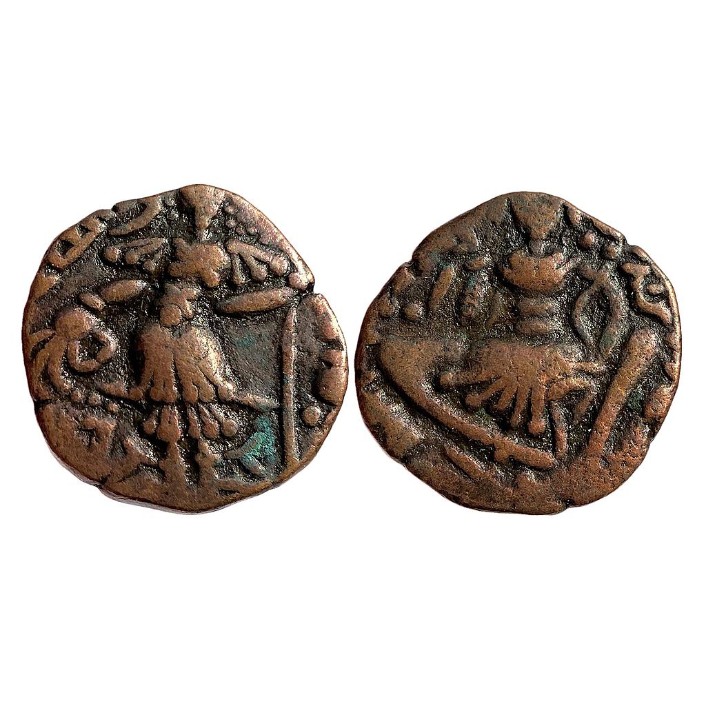 Hunas of Kashmir region Toramana II Copper Unit