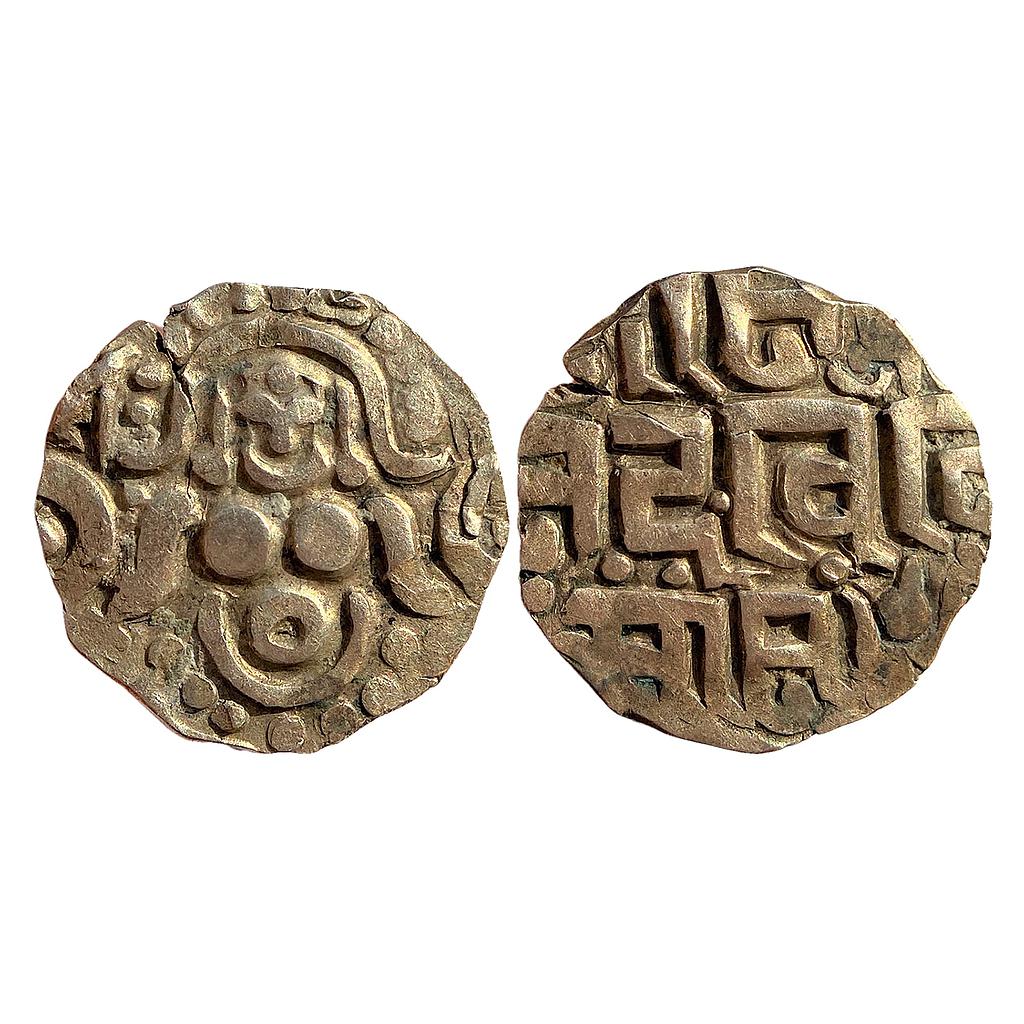 Delhi Sultan Muhammad Bin Sam aka Muhammad Ghori  Kanauj / Kasi Base Gold 4-1/2 Masha