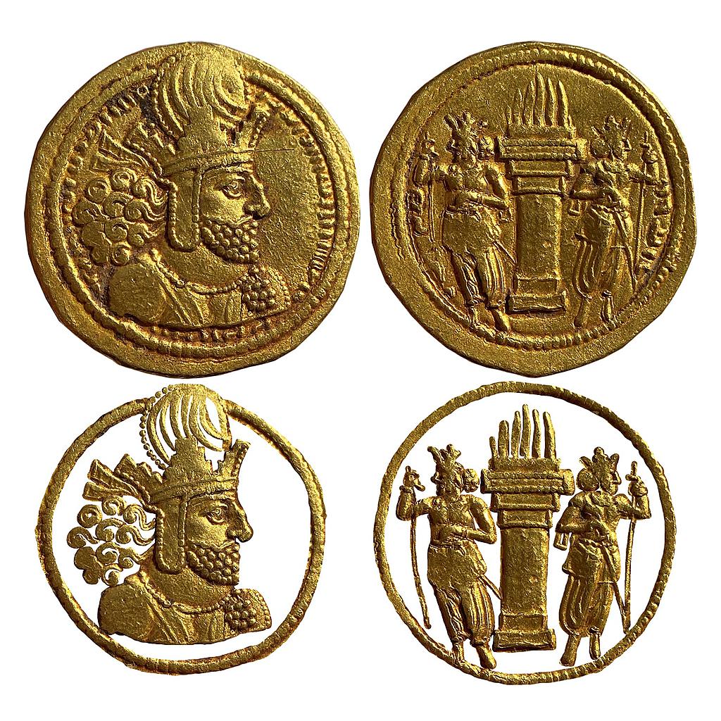 Ancient World Sassanian Empire Shapur I Gold Dinara