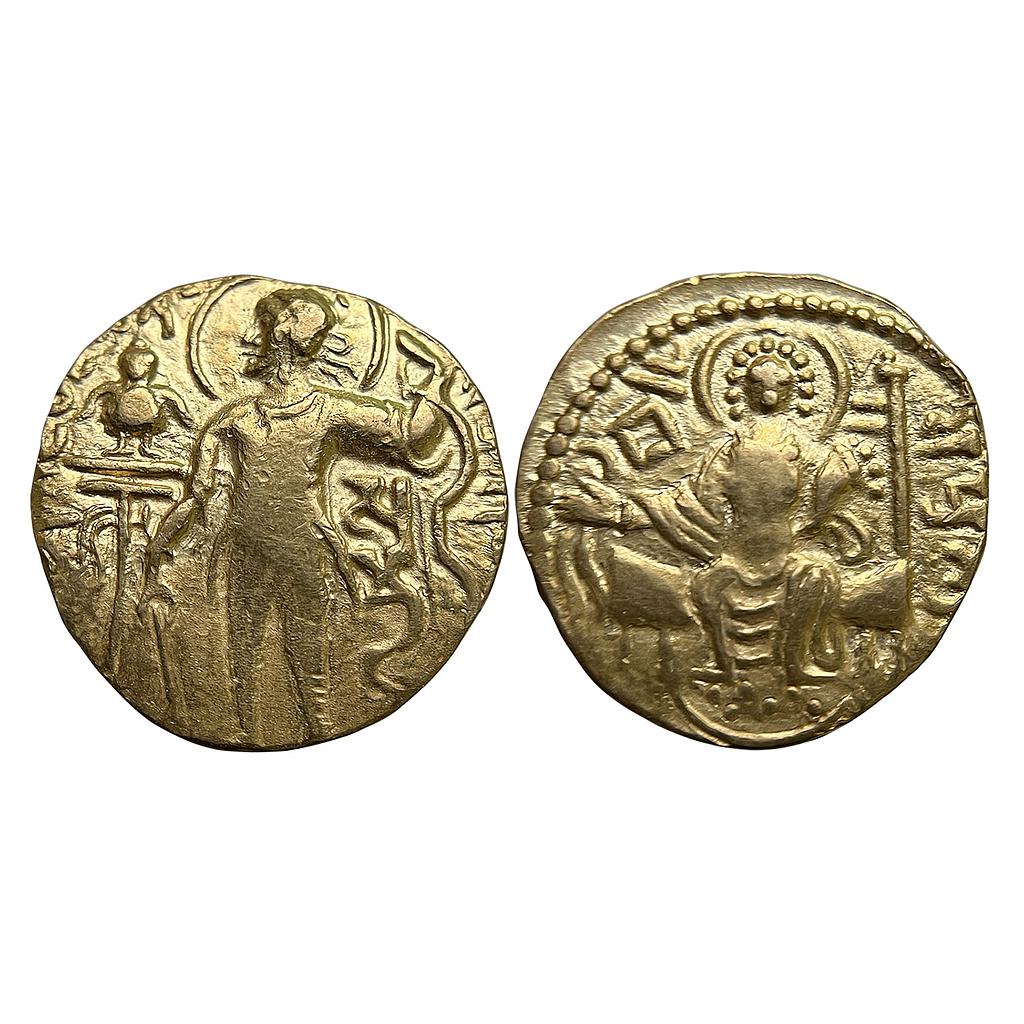 Ancient Guptas Samudragupta Archer type Gold Dinara
