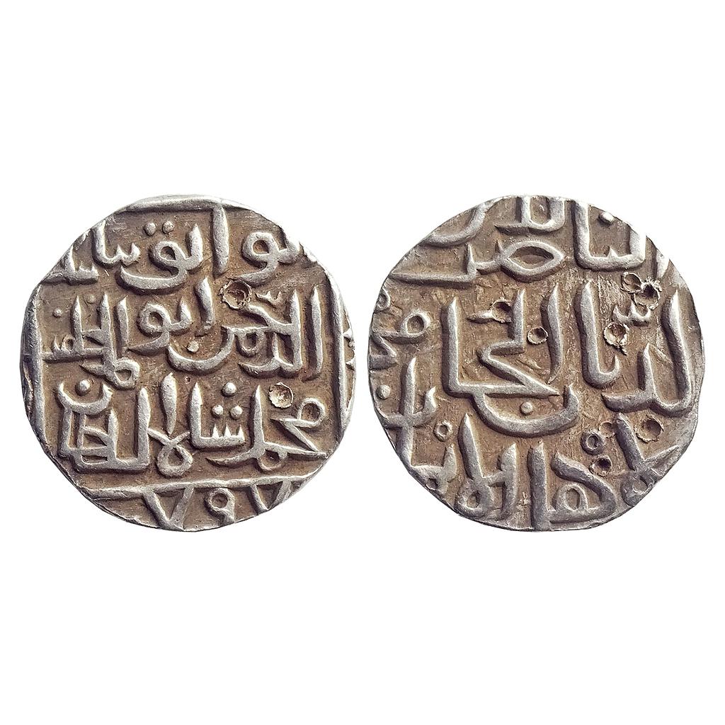 Bahmani Sultan Muhammad Shah II Hadrat Ahsanabad Mint Silver Tanka