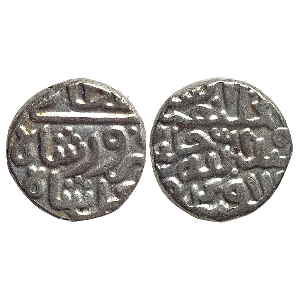 Delhi Sultan Muhammad bin Firuz No Mint Billon 5/6th Tanka