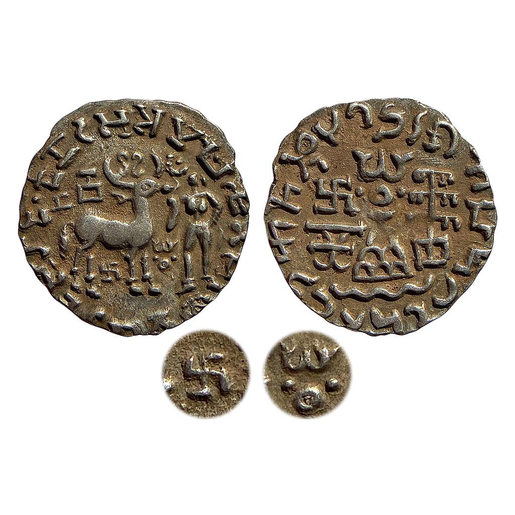Ancient Kunindas Tribal Republic Amoghabhuti Silver Dramma