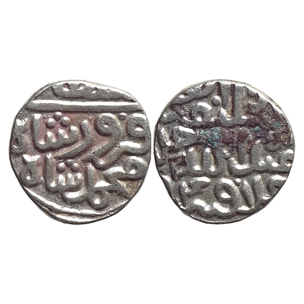 Delhi Sultan Muhammad bin Firuz No Mint Billon 5/6th Tanka