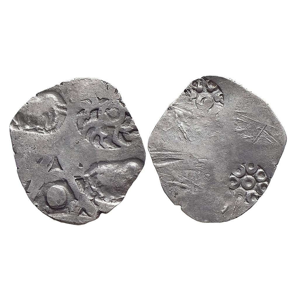 Ancient Punch Marked Coinage Kashi Mahajanapada AABC type Silver Vimshatika