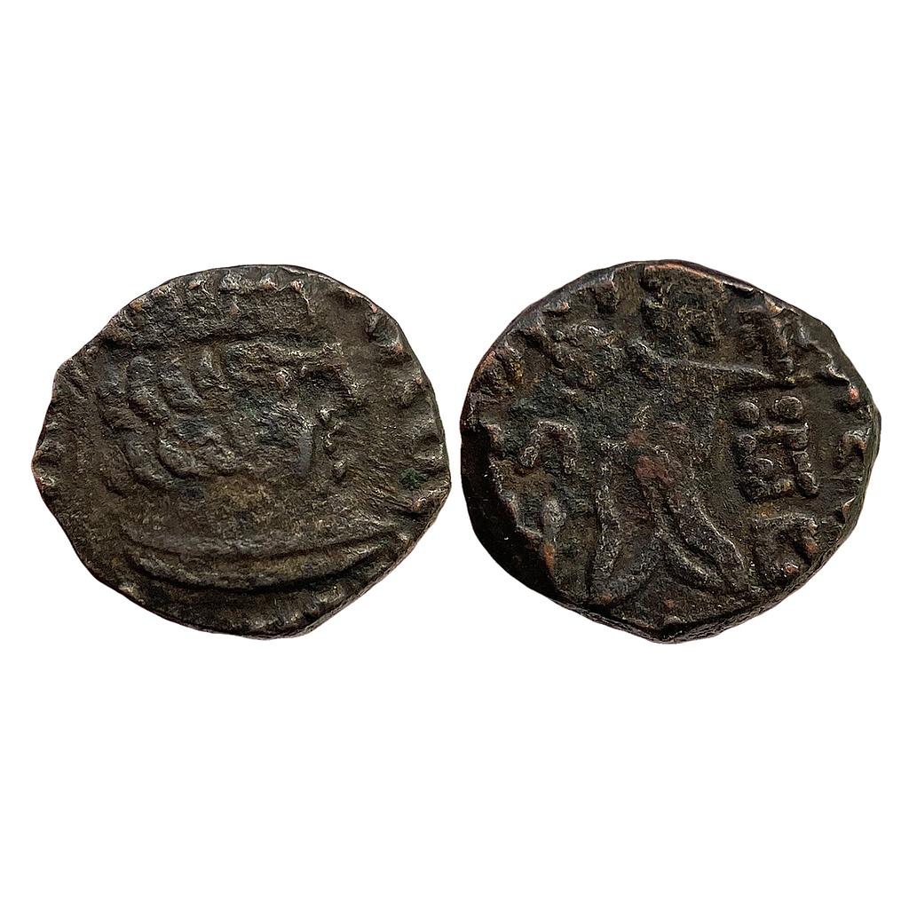 Ancient Northern Kshatraps Rajavula Billon Dramma