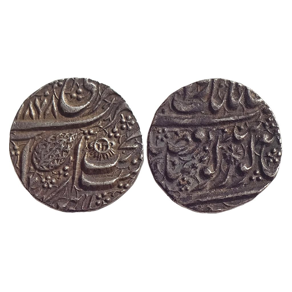 IK Sikh Empire Ranjit Singh VS 1878  Nanakshahi couplet Amritsar Mint Silver Rupee