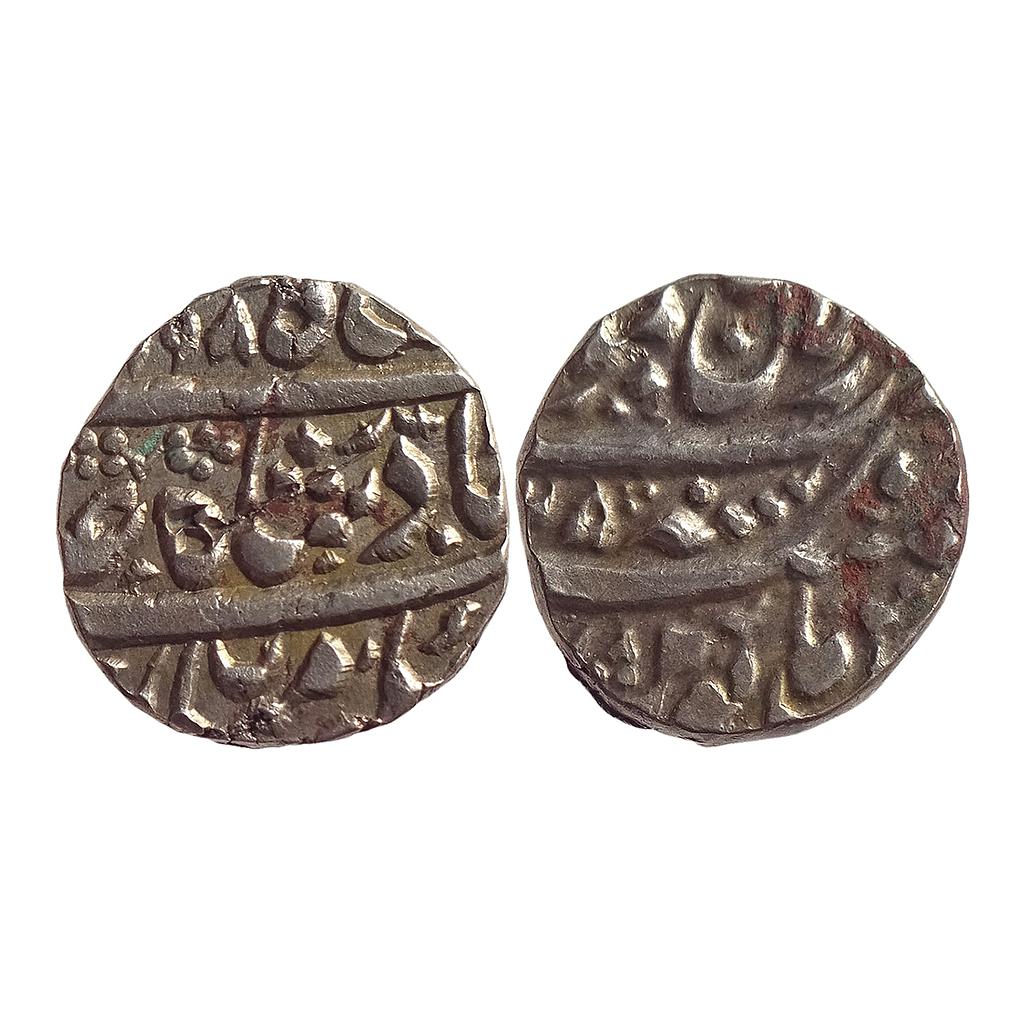 IK Jammu INO Shah Alam II Dar ul-Aman Jammu Mint Silver Rupee