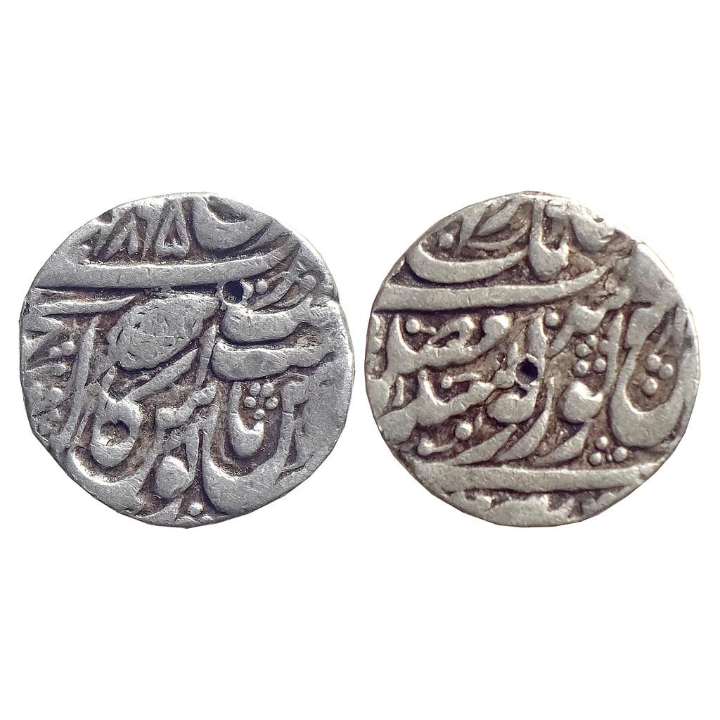 IK Sikh Empire Ranjit Singh VS 1865 Nanakshahi couplet Amritsar Mint Silver Rupee