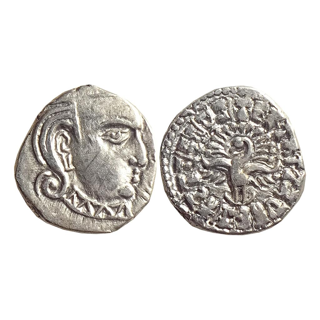 Ancient Guptas Skandagupta Madhyadesha type Silver Drachma