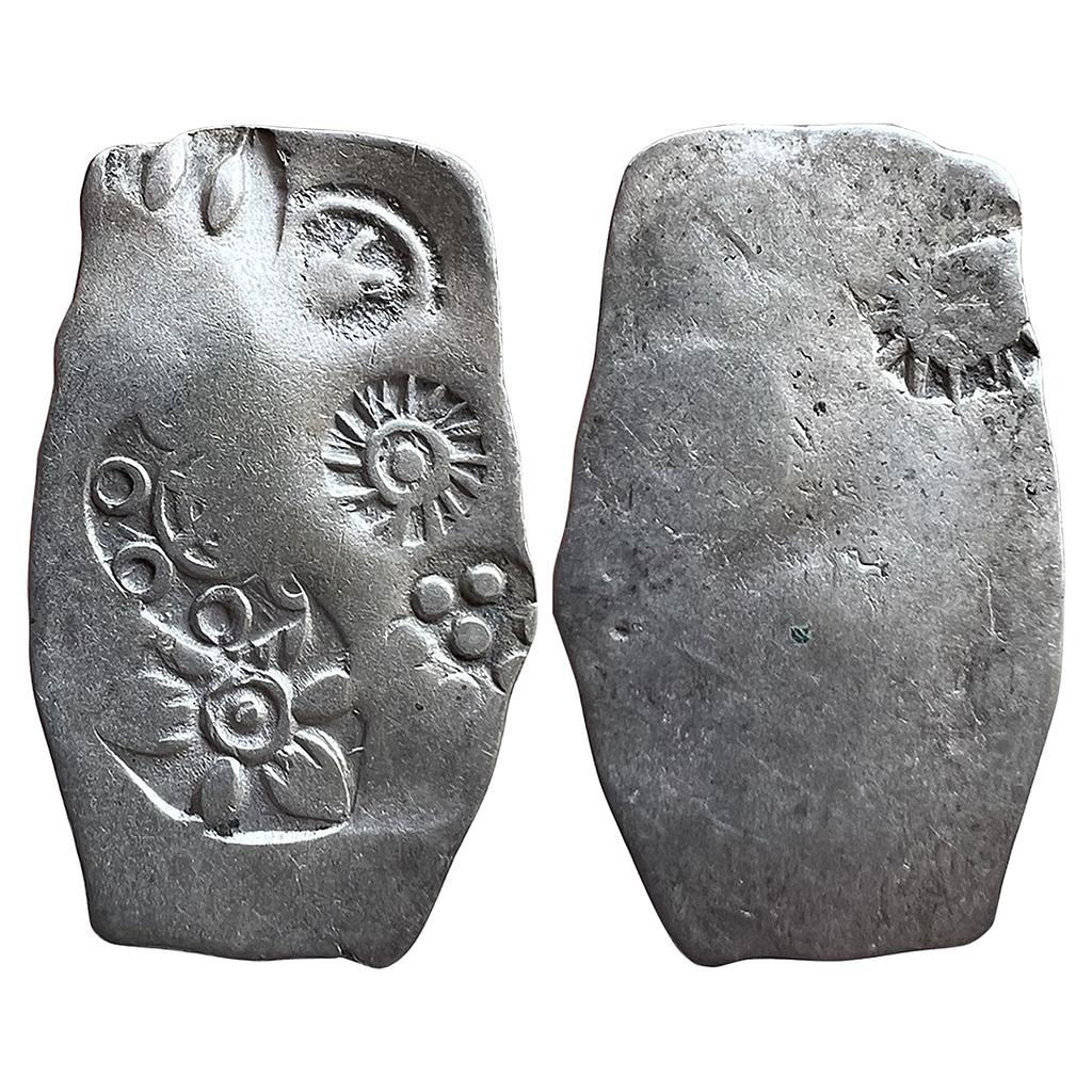 Ancient Punch Marked Coinage Magadha Mahajanapada Silver Karshapana