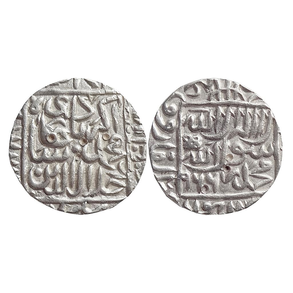 Mughal Akbar Kalpi Mint Silver Rupee