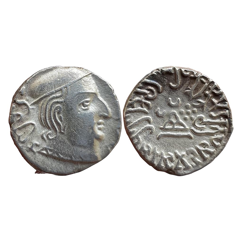 Ancient Western Kshatraps Kardamaka family Gujarat Viradaman son of Damasena Silver Dramma